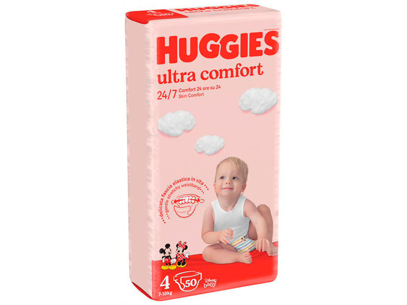 Huggies 4 Ultra Comfort Jumbo (7-18 kg) Unisex