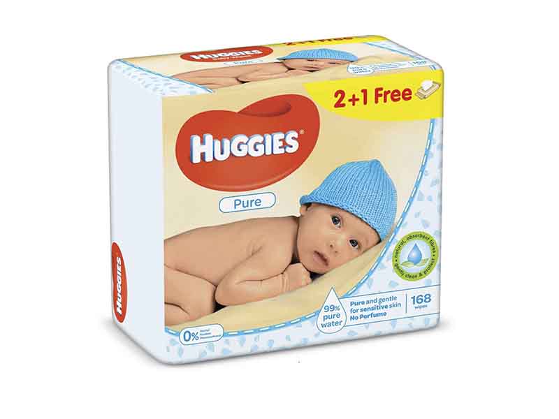 Huggies Pure servetele umede