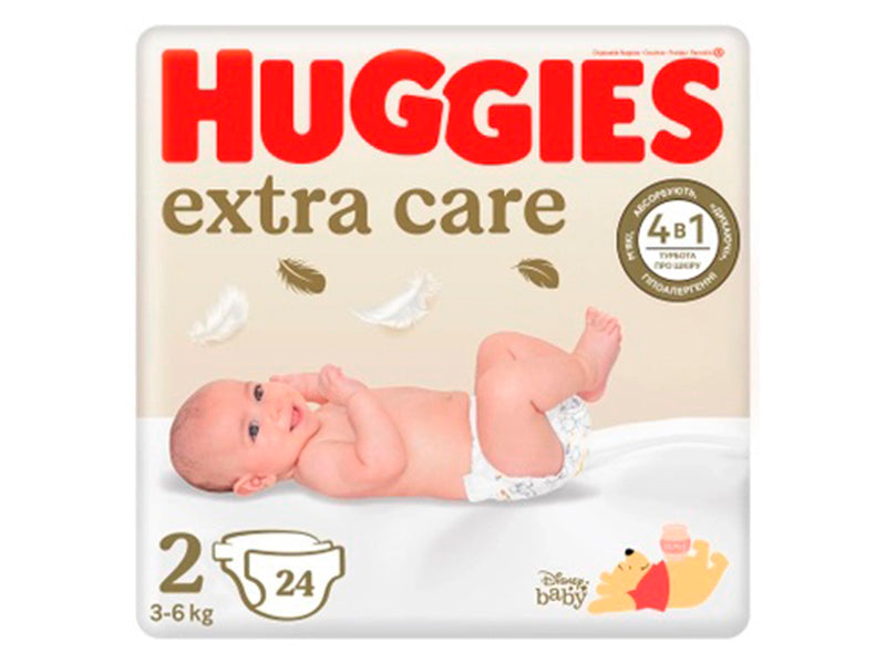 Huggies 2 Extra Care Small (3-6 kg)