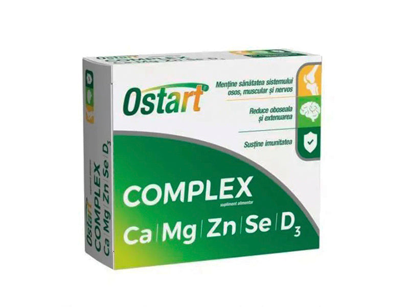 Ostart complex Ca+Zn+Mg+Se+D3 comp.