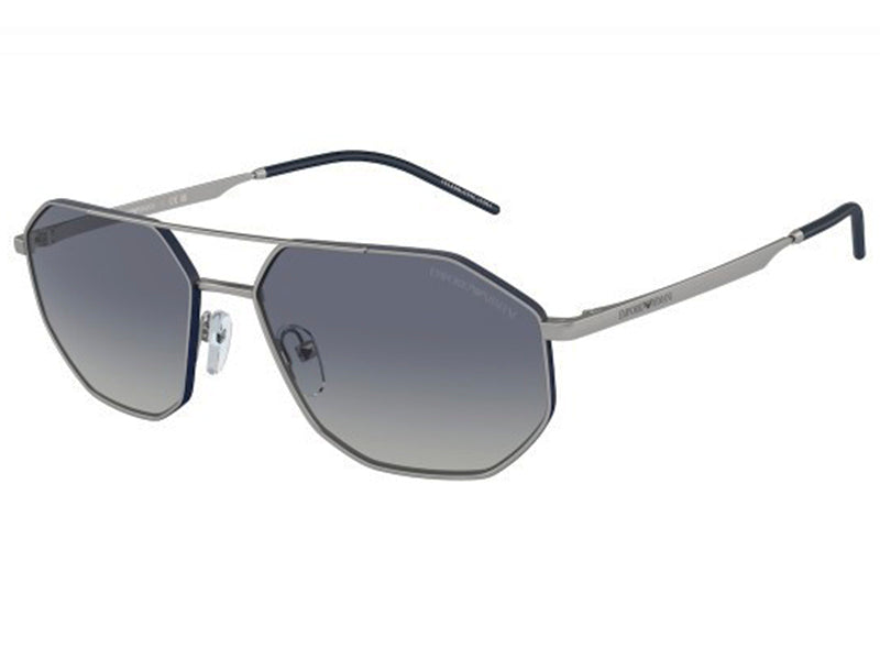 Ochelari de soare Emporio Armani EA2147-30454L-58, din Metal, p/u barbati