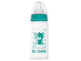 Baboo biberon din sticla anti-colic gat ingust 120 ml, 0+M 3-120