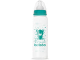 Baboo biberon din sticla anti-colic gat ingust 240 ml, 3+M 3-121