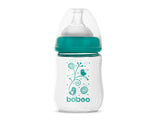 Baboo biberon din sticla anti-colic gat larg ,150 ml, 0+M 3-122