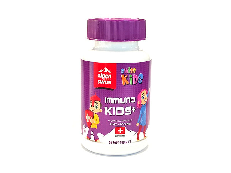 Alpen Well jeleuri vitaminizate Immuno cu zahar, gust de portocale pentru copii 3 ani + (borcan)