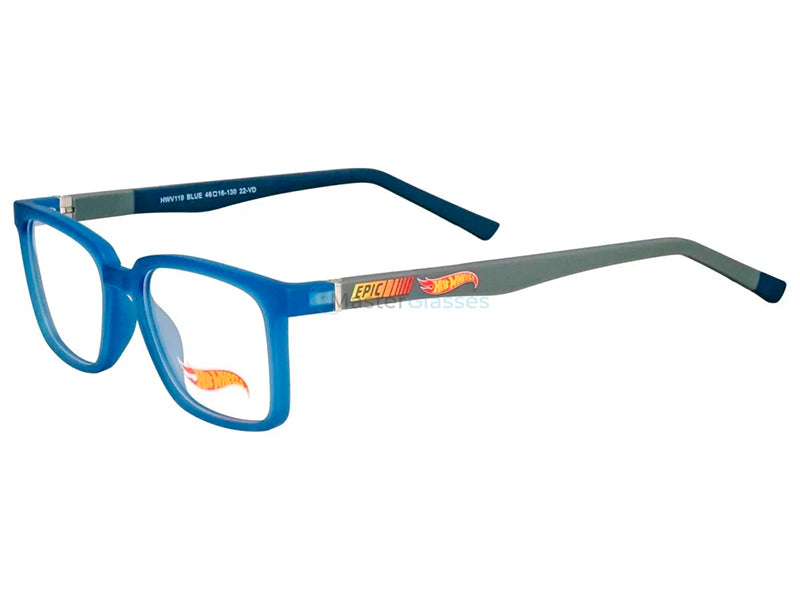 Rama optica HOT WHEELS HWV119 BLUE 46-16-130, din Acetat, p/u copii