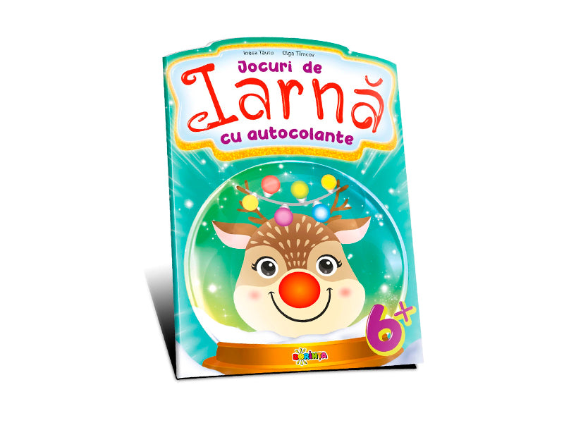 Carte Jocuri de iarna cu autocolante 6+