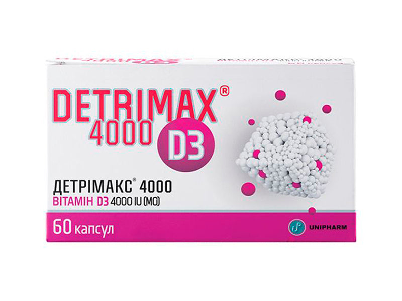 Detrimax 4000ID caps.(Vitamina D3)