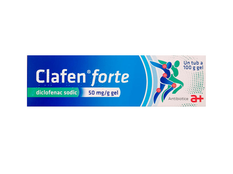 Clafen forte 50mg/g gel 100g