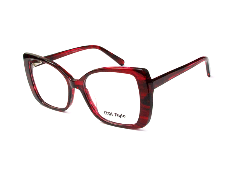 Rama optica Ital Style 2862B C4/bordo/52-17-140, p/u femei