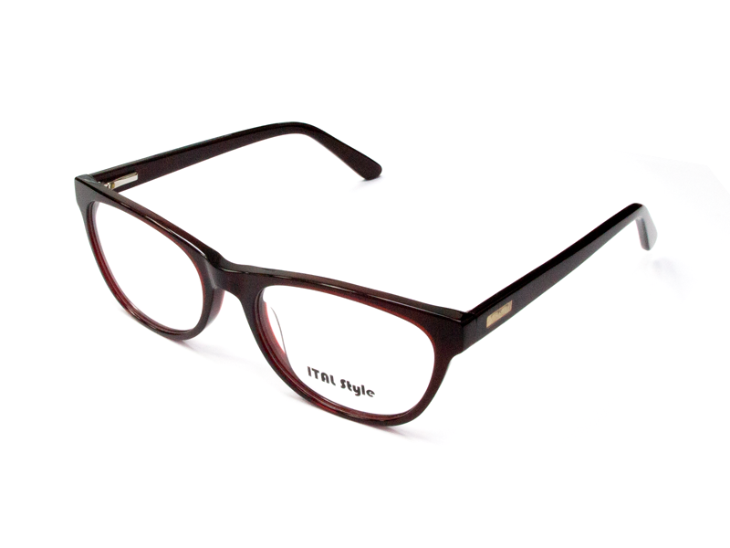 Rama optica Ital Style 2886B C3/bordo/50-16-140, p/u femei