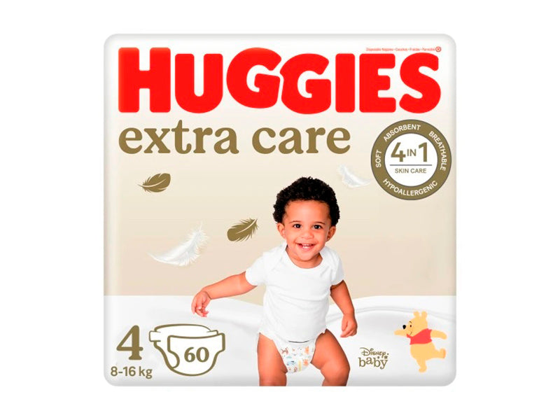 Huggies 4 Extra Care Mega (8-16 kg)