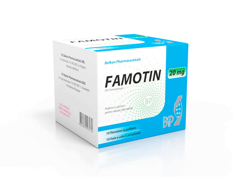 BP-Famotin 20mg pulbere+5ml solvent