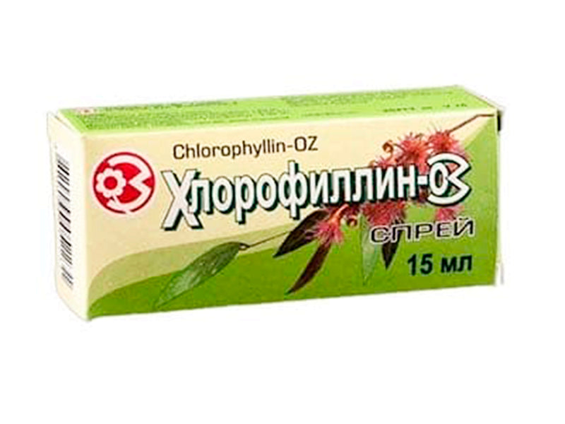 Chlorophyllin OZ 2mg/ml spray bucofaring. 15m