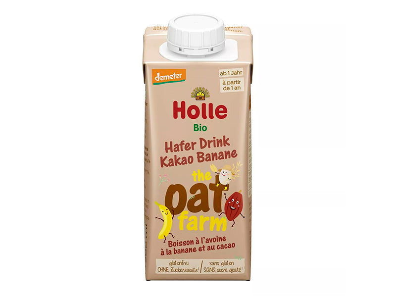 Holle Bio Organic bautura de ovaz cu cacao si banana (12 luni+) 200ml
