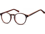 Rama optica Montana AM74D-46, 2024, brown/orange/clear, din Acetat, p/u copii