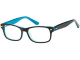 Rama optica Montana AM87G-48, 2025, black/clear turqouise, din Acetat, p/u copii