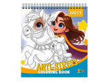 Carte anti-stress coloring book Happy