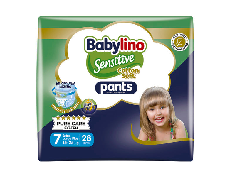 Babylino Sensitive Pants Unisex scutece-chiloti 7 (15-25kg)