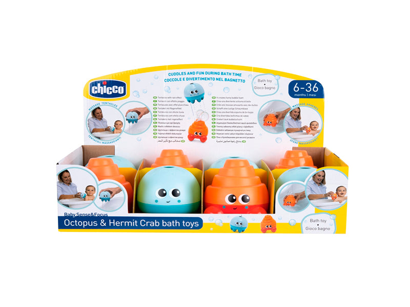 Chicco Jucarie pentru baie Caracatita si Crab N8 buc 119980