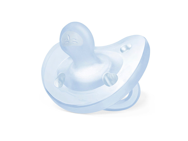 Chicco Suzeta totala din silicon Lightblue  6-16M 1 buc 2024  7309195