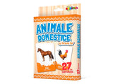Carte 27 cartonase animale domestice si hrana lor c/b