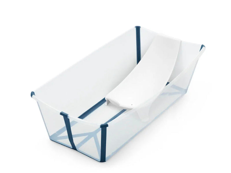 Stokke Flexi Bath Cadita pliabila X-Large Bundle Transparent Blue