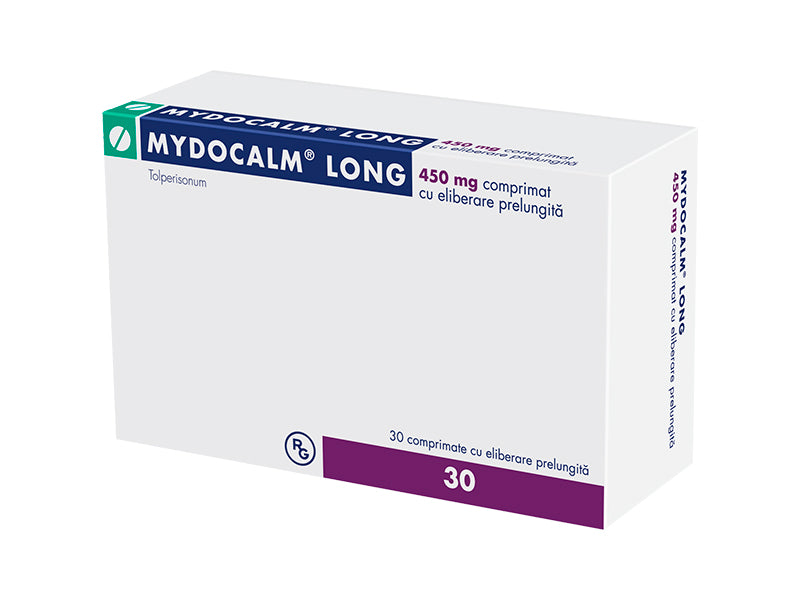 Mydocalm Long 450mg comp.cu elib.prelung.
