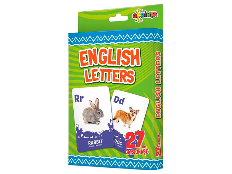Carte Enghlish Letters  27 cartonase