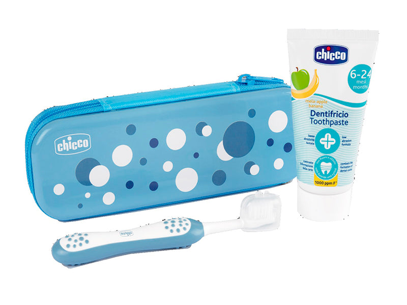 Chicco set 6M+ LIGHT BLUE Igiena orala 120980