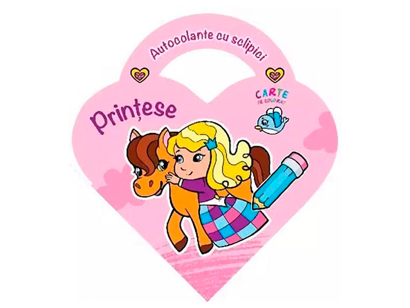 Carte Autocolante cu sclipici. Printese