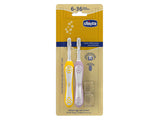 Chicco зубная щетка Liliac Mustard, 6–36 мес.