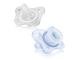 Chicco Suzeta mini soft BLUE 0-2M 2PCS 7328921