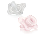 Chicco Соска Minisoft Pink 0-2м 2 шт.