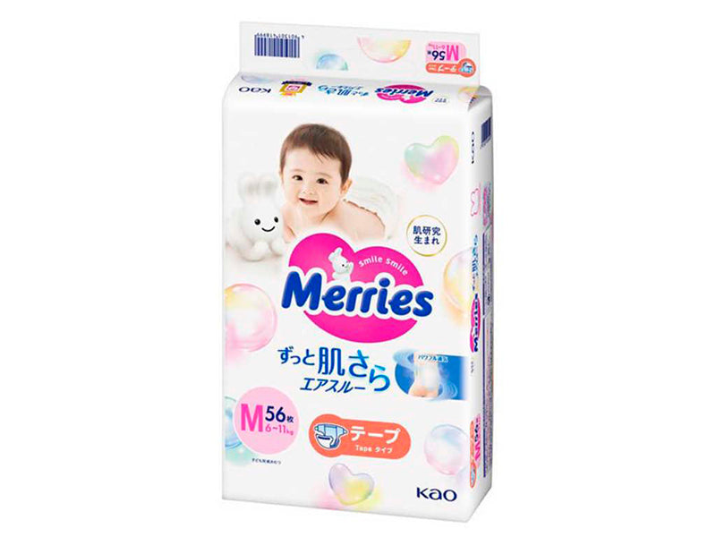 MERRIES Size M  №56 6-11kg (SJ) scutece