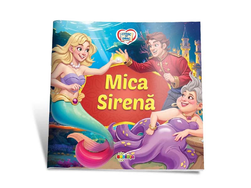 Carte Citesc cu drag Mica sirena