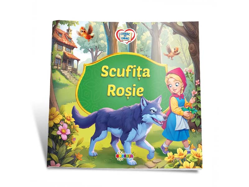 Carte Citesc cu drag  Scufita Rosie