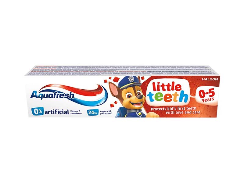 Aquafresh Pasta de dinti Little Teeth 0-5 ani 0% artificial 50ml