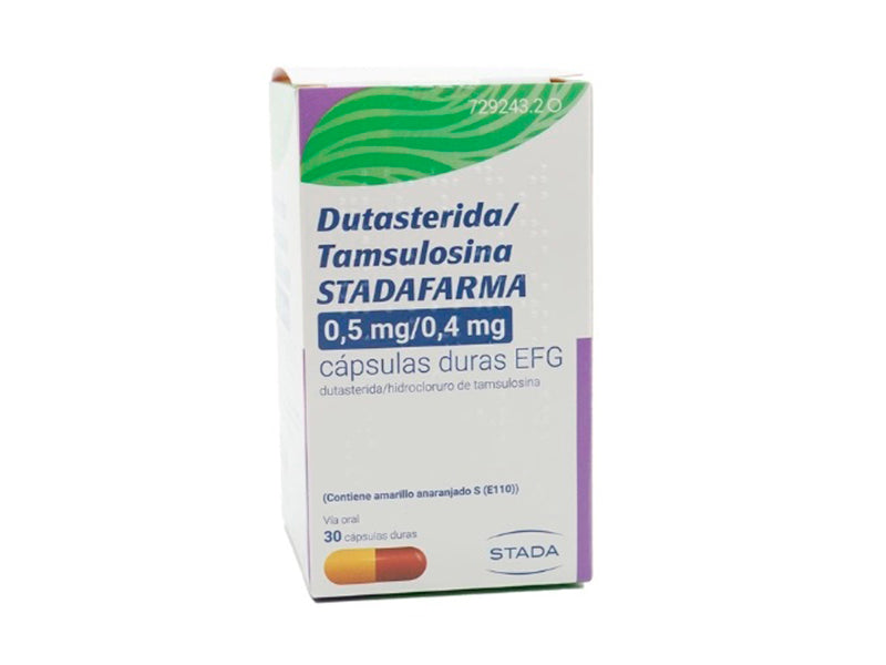 Dutasterida/Tamsulosina STADA 0.5mg/0.4mg caps.