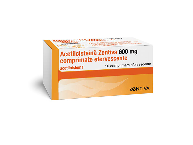 Acetilcisteina Zentiva 600mg comp.eferv.