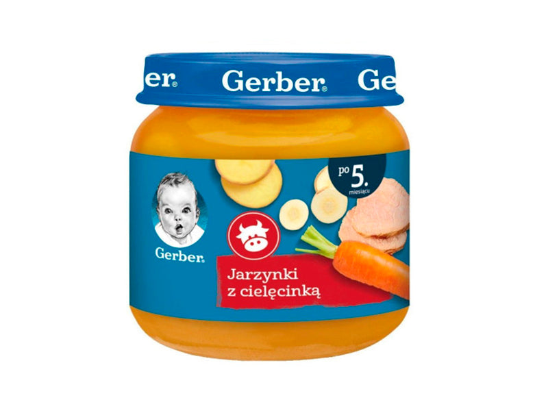 Gerber Pireu de legume cu carne de vita