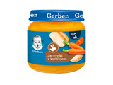 Gerber Piure de legume cu iepure 125g