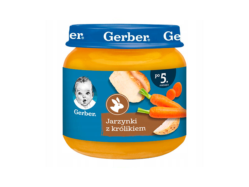 Gerber Pireu de legume cu iepure