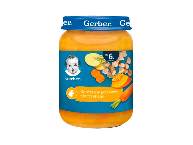 Gerber Pireu de legume cu carne de pui