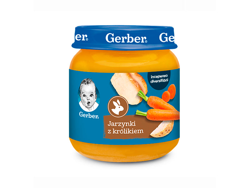 Gerber Pireu de supa de legume cu iepure