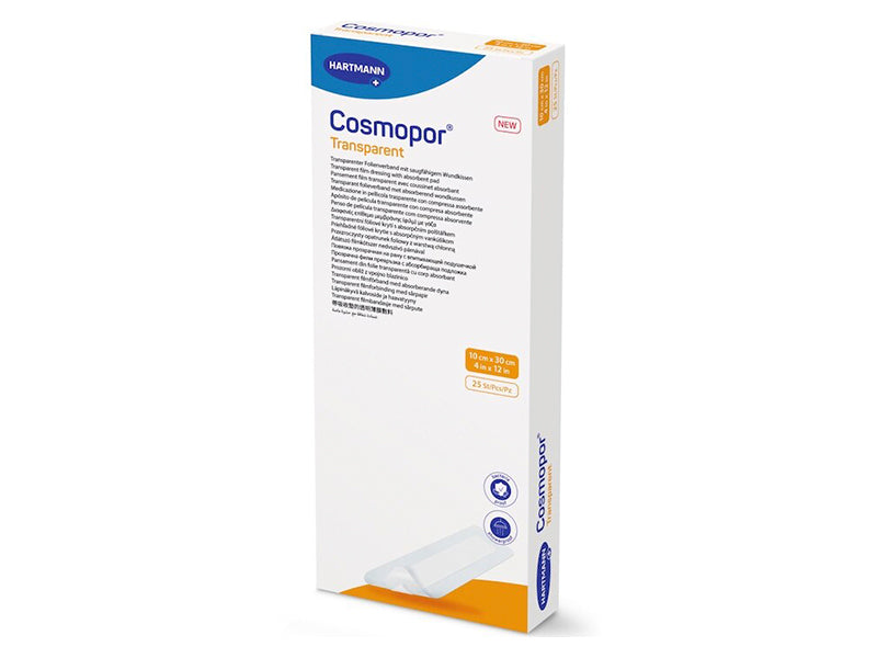 Hartmann Cosmopor Transparent Plasture steril cu corp absorbant 10 x 30cm 9010600
