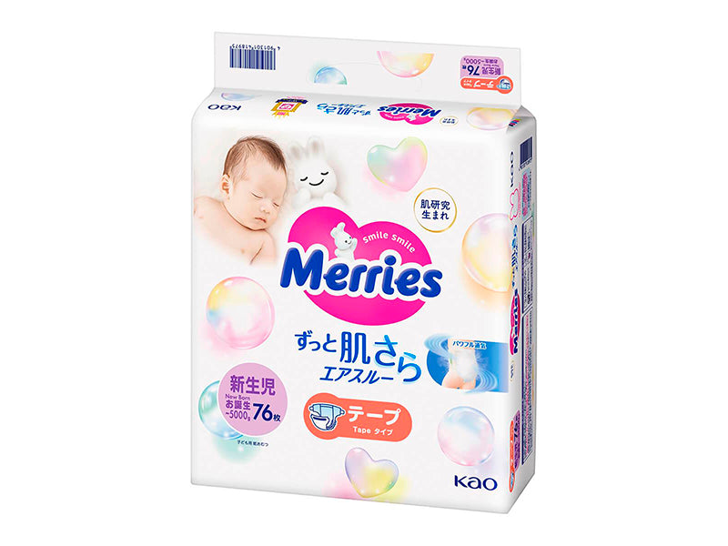 MERRIES Newborn №76  -5 kg scutece