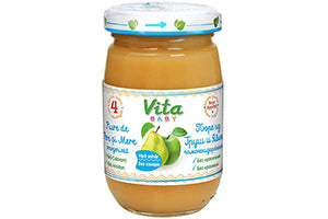 Vita Baby Piure Mere Pere 180g