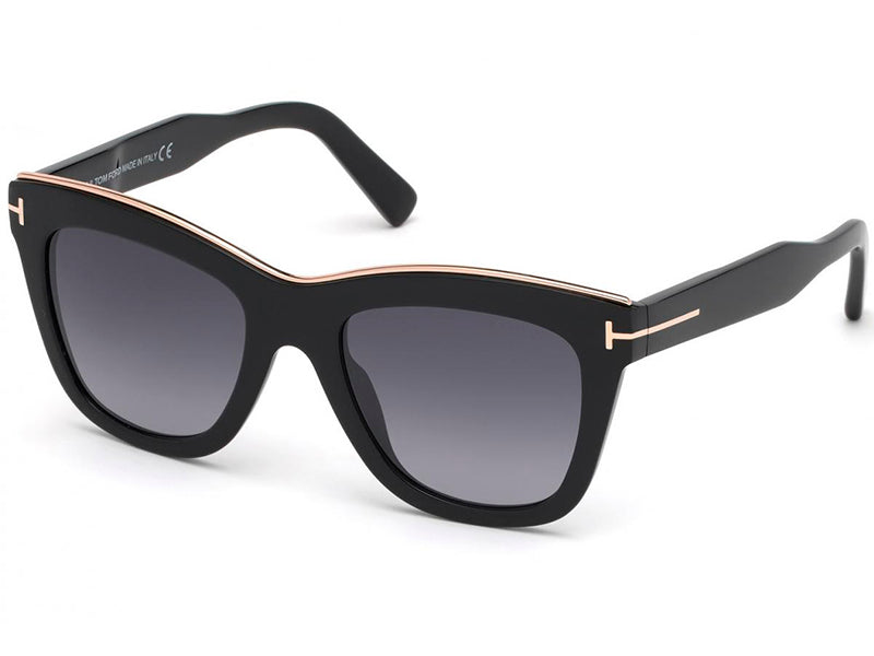 Ochelari de soare Tom Ford Julie FT0685-01C/52, 2024, din Acetat, p/u femei