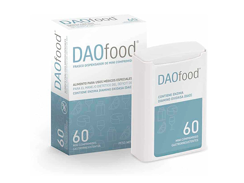 DAOfood mini-tab.(gestionarea dietetica a deficitului de diaminoxidaza)
